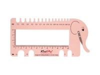 Линейка для измерения диаметра спиц и крючков Knit Pro